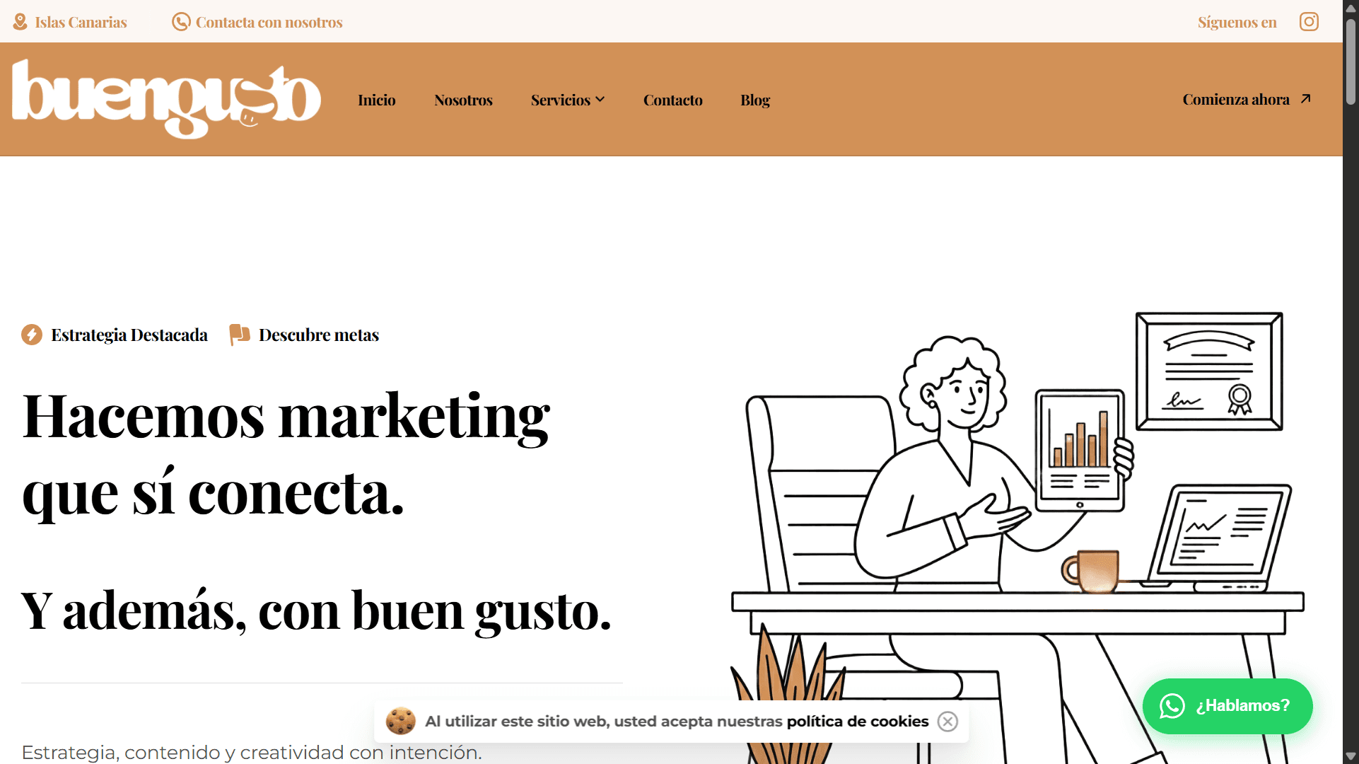 Captura premium de Buengusto Marketing