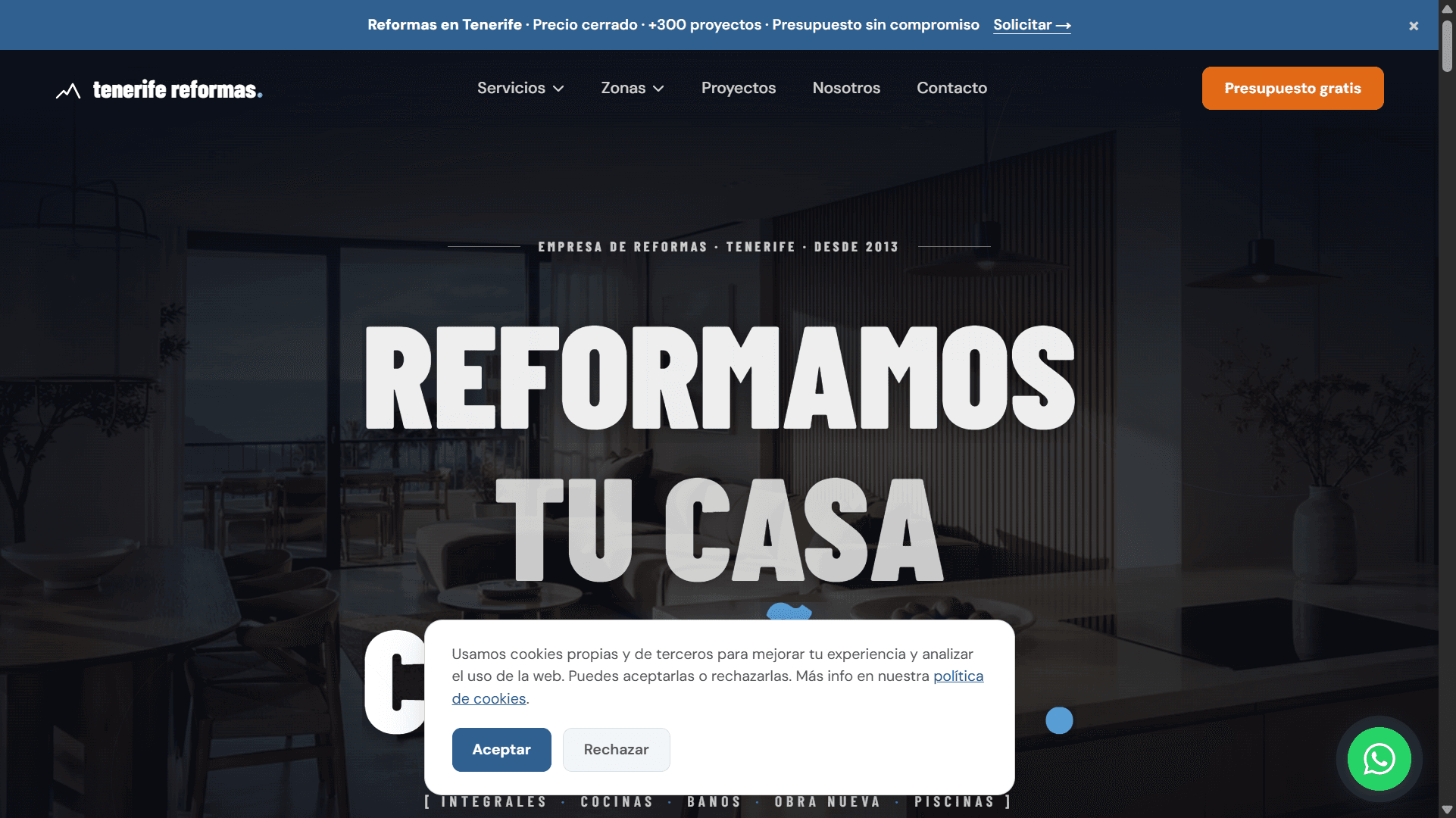 Captura premium de Tenerife Reformas
