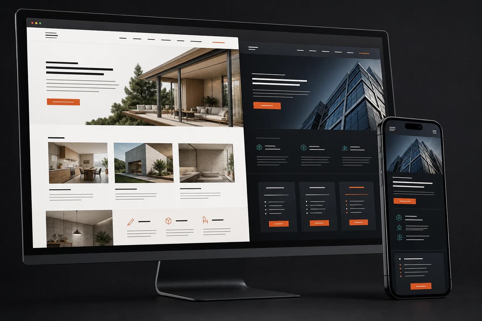Diseño web profesional adaptado a ordenador y móvil para una empresa de Madrid