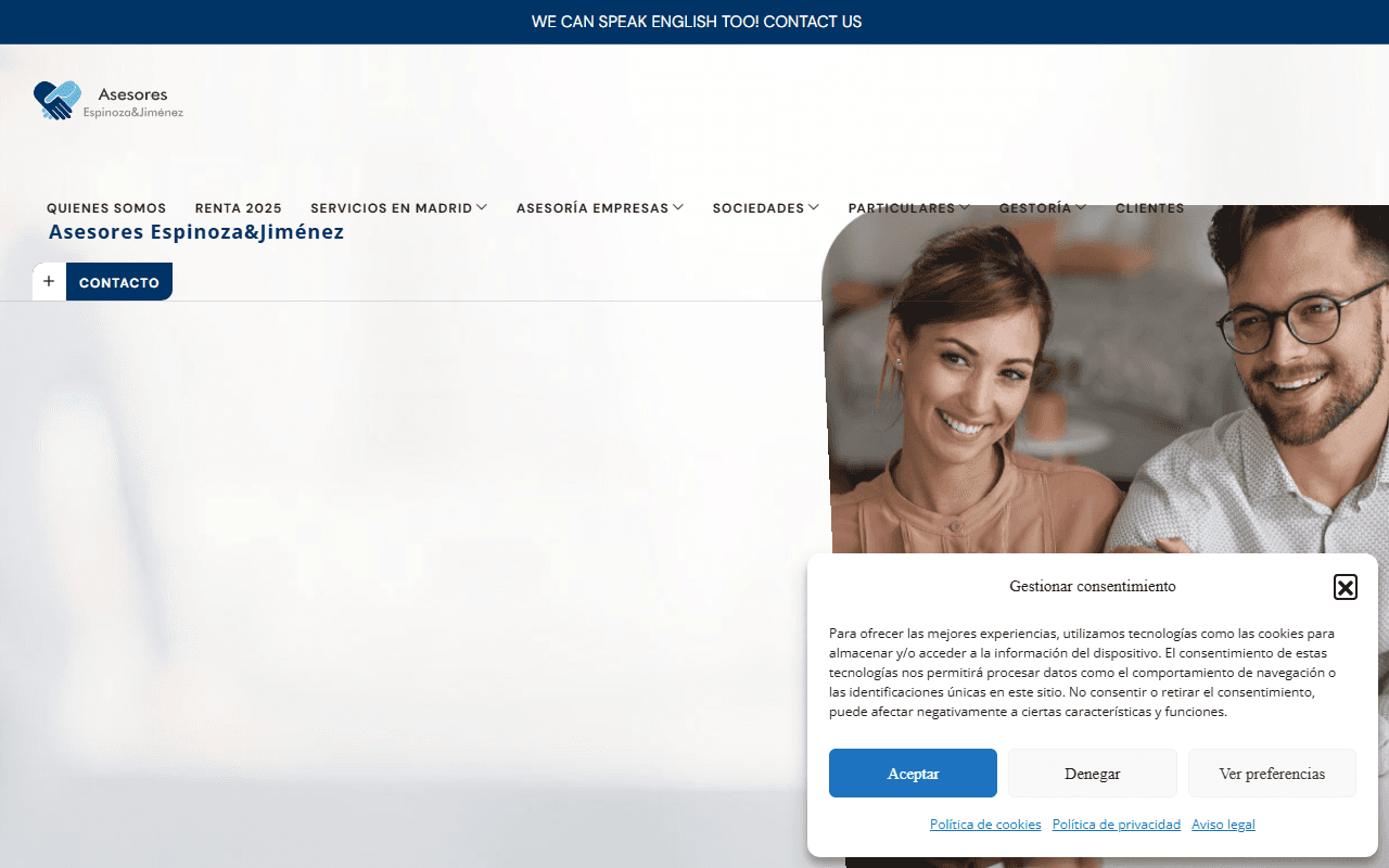 Captura pública de Asesores E&J