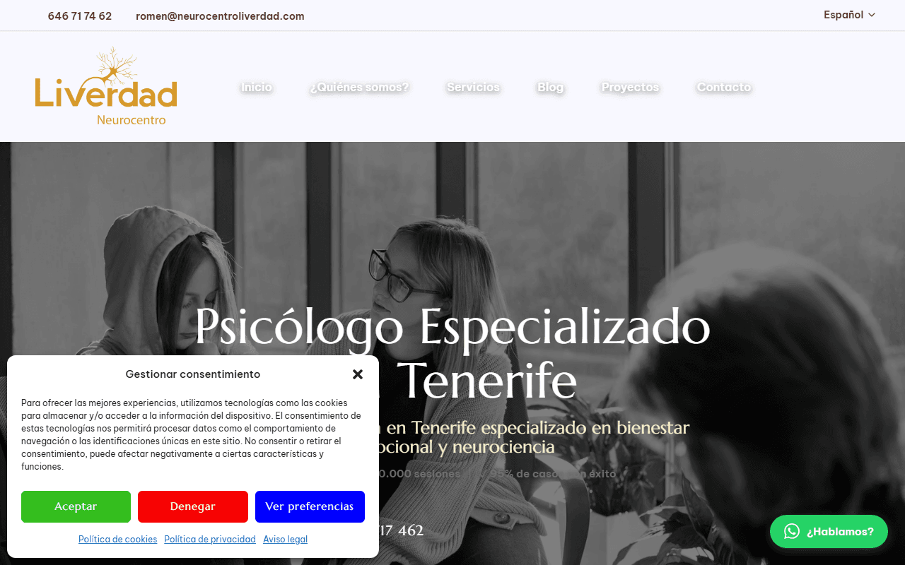 Captura pública de Neurocentro Liverdad